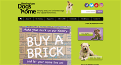 Desktop Screenshot of birminghamdogshome.org.uk